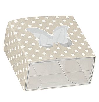 Ivory Dots Confection Boxes