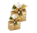 Gold Linen Confection Boxes