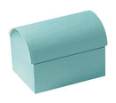 Aqua Linen Confection Boxes