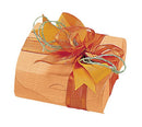 Orange Linen Confection Boxes
