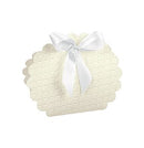 White Quilted Embossed Confection Boxes