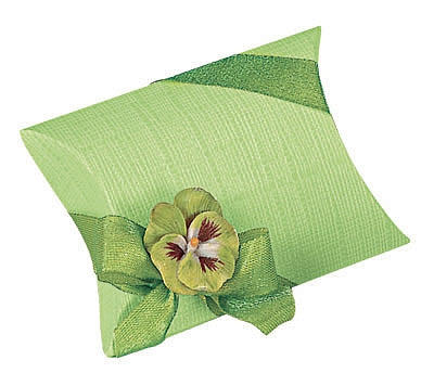 Lime Linen Confection Boxes