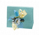 Aqua Linen Confection Boxes