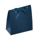 Navy Blue Linen Confection Boxes