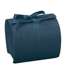 Navy Blue Linen Confection Boxes