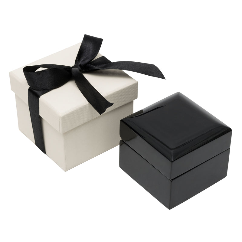 Black Piano Ring Box