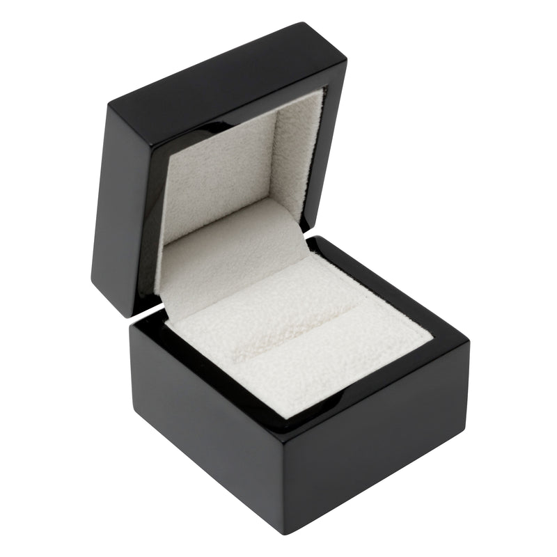 Black Piano Ring Box