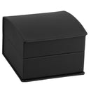 Leatherette Collar Watch Box Leatherette Interior with Matching Ribboned Packer