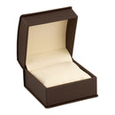 Leatherette Collar Watch Box Leatherette Interior with Matching Ribboned Packer
