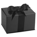 Leatherette Double Ring Box Leatherette Interior with Matching Ribboned Packer