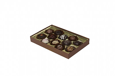 Chocolate Box with Clear Vinyl Lids