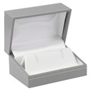 Paper Covered Large Cufflink Box with Gold Accent