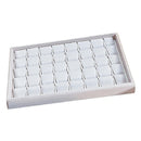 Leather Tray With 28 Earringpads