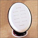 Leatherette & Wooden 10 Ring Display