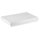 White Cotton Filled Cardboard Boxes with Clear Lid
