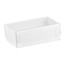 White Cotton Filled Cardboard Boxes with Clear Lid