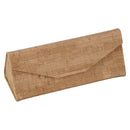 Foldable Triangular Case with Cork Texture