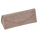 Foldable Triangular Case with Cork Texture