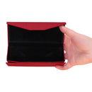 Foldable Triangular Case with Linen Texture