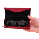 Foldable Triangular Case with Linen Texture