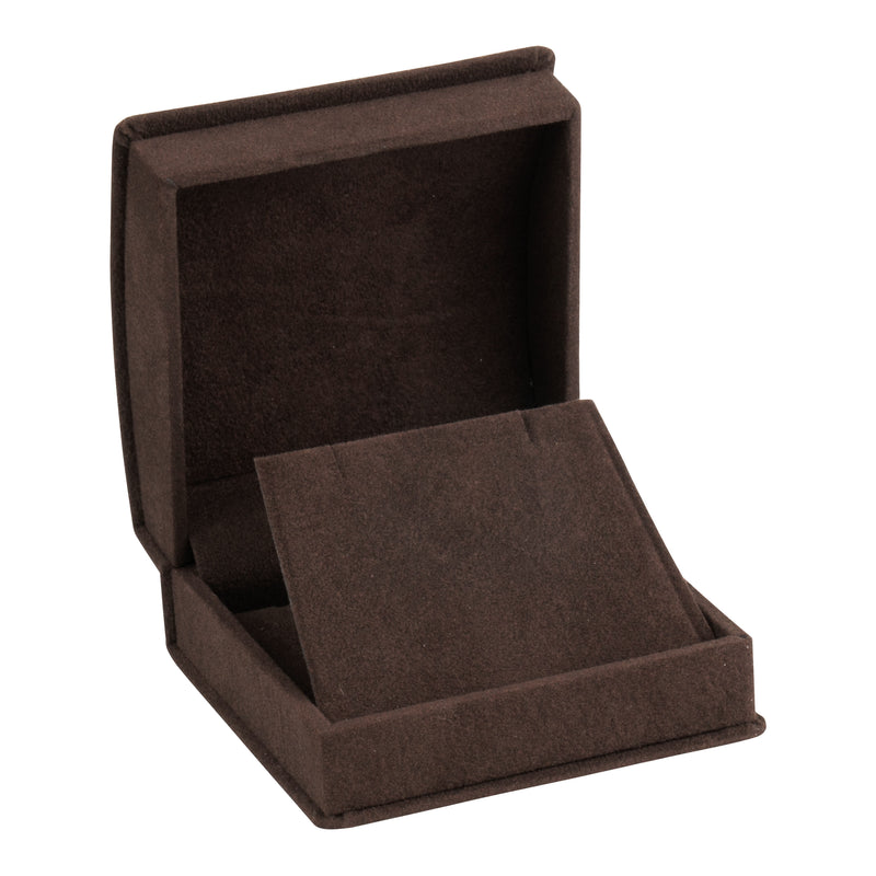 Suede Universal Box with Matching Interior with Ribboned Packer