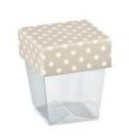 Ivory Dots Confection Boxes