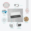 Grey Suede Anti-Fog Lens Cloth