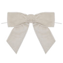 Pre-Tied Velvet Bow with Twist Tie