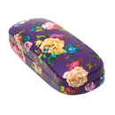 Floral PU Eyewear Case with Coordinating Cloth