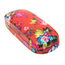 Floral PU Eyewear Case with Coordinating Cloth