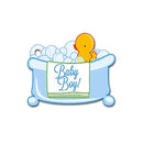 Baby Boy Bubbles Intricuts Card