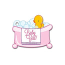 Baby Girl Bubbles Intricuts Card