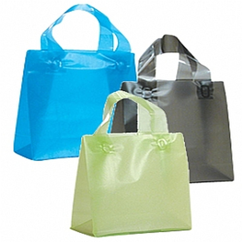 Frosted Plastic Bag with Soft Handles