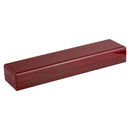Rosewood Look Bracelet Box with White Leatherette Interior