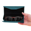 Foldable Triangular Case with Linen Texture