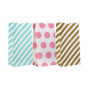 Stripes and Dots Printed Paper Candy Bags