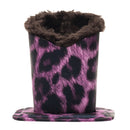 Animal Print Desktop Holder with Plush Interior