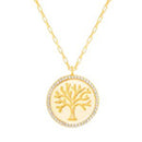 Xgold CZ Tree Of Life Necklace