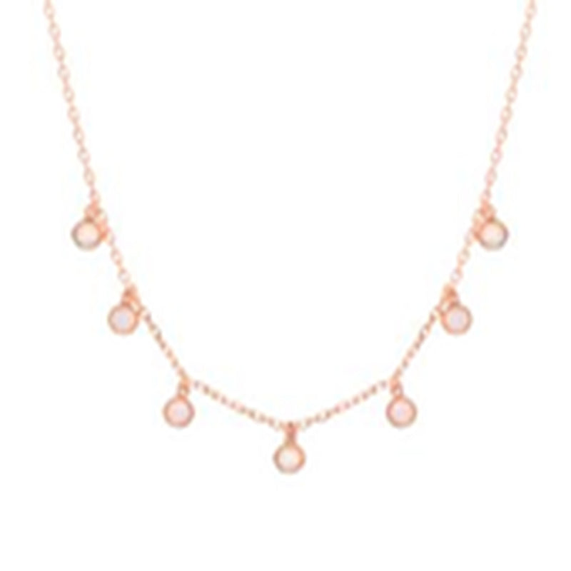Rose Opal Choker Necklace