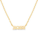 Sterling Silver "BoSterling Silver" Necklace