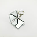 Square Mirror Keychain