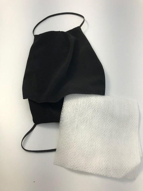 Reusable, Washable 2 Ply Mask with Pocket for Filter Insert