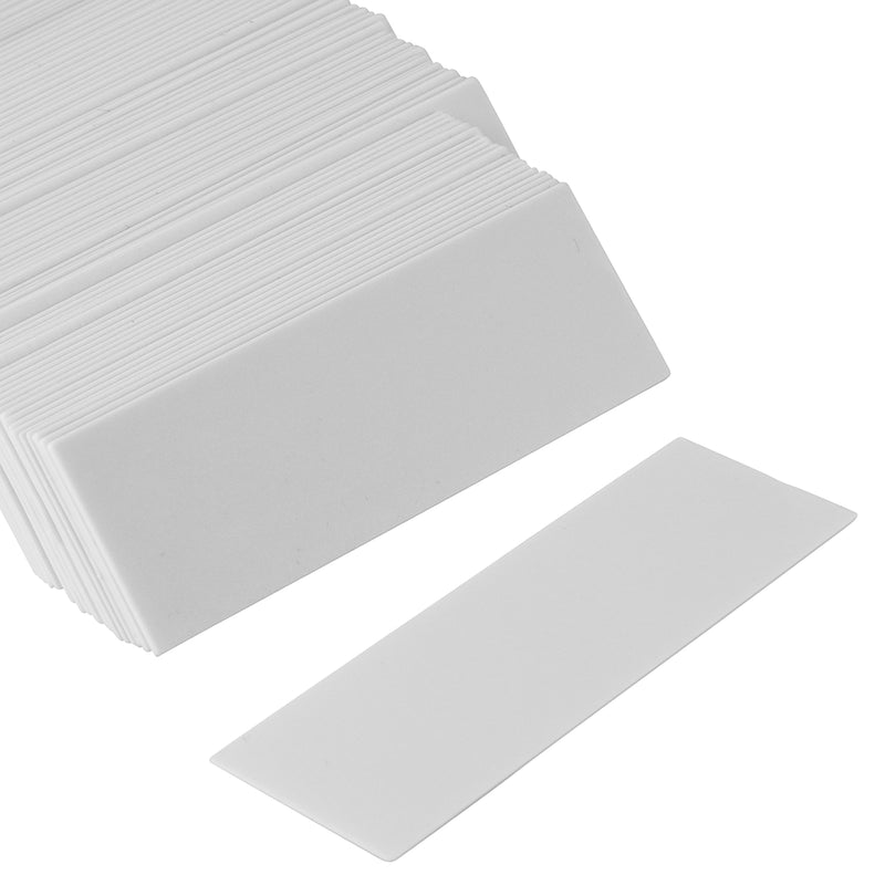 100 White Tags for Job Tray