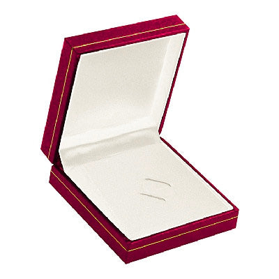 Paper Covered Tie Clip Box with Gold Accent