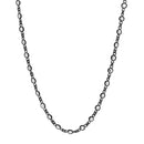 Sterling Silver Bkr Mult Rd CZ Bezel Link Neck