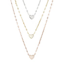 Xtri Heart Station Layer Necklace