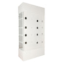 Jewelry Showcase with Backlit Customization and Four-Level Shelving