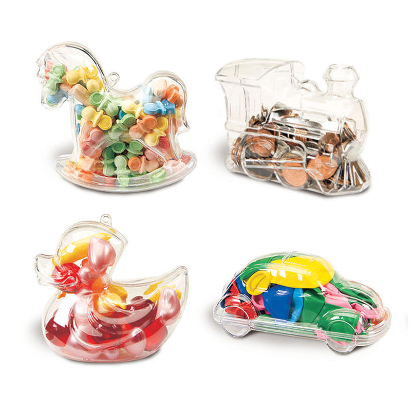 Clear Kid-Friendly Party Favor Containers