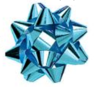 Metallic Colored Star Bow