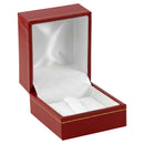 Paper Covered Clip Ring Box with Gold Accent